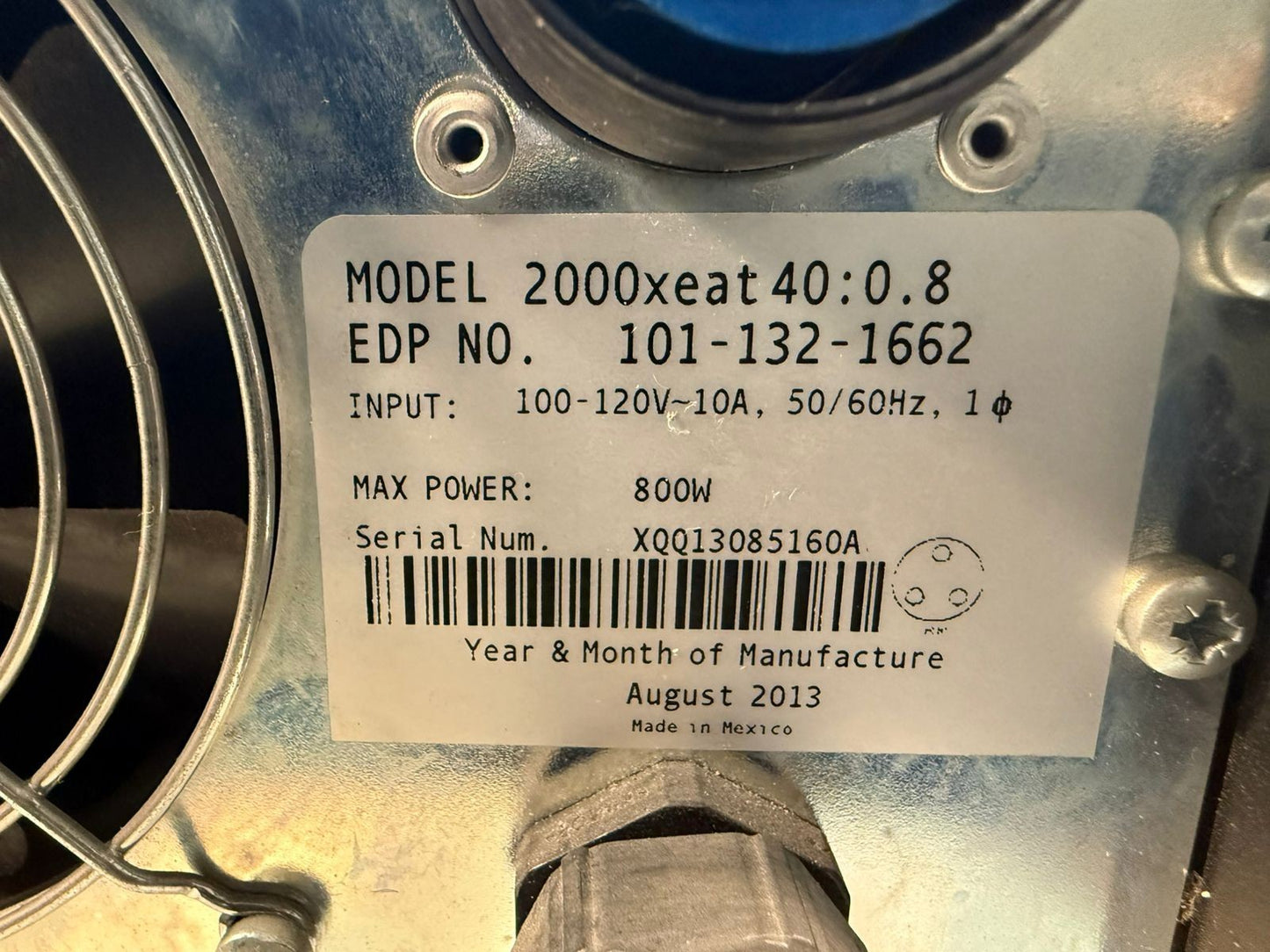 Branson 2000 Xeat Digital 40:0.8 Power Supply (9.6.3)