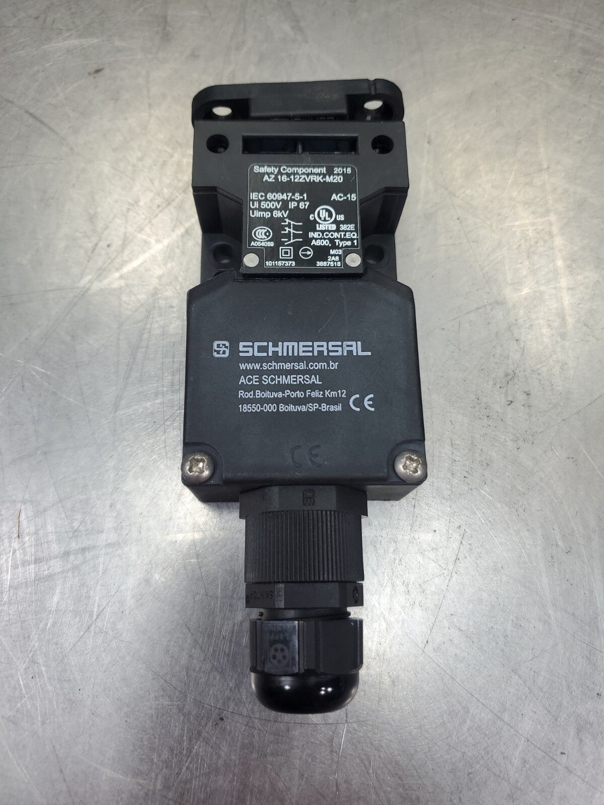 SCHMERSAL AZ 16-12ZVRK-M20 Limit Switch. 5E-2
