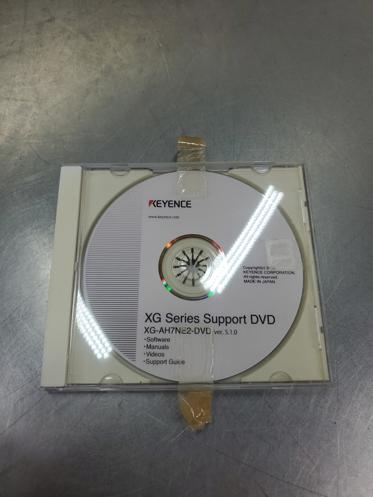 Keyence XG-AH7NE2-DVD Ver. 5.1.0 XG Series Support DVD. 5E-6