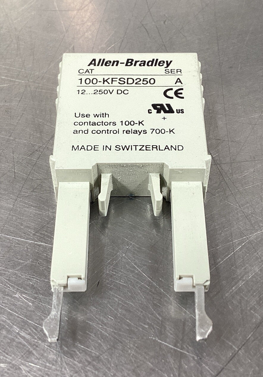 ALLEN BRADLEY 100-KFSD250 /A Diode Suppressor 12…250VDC 4C-17