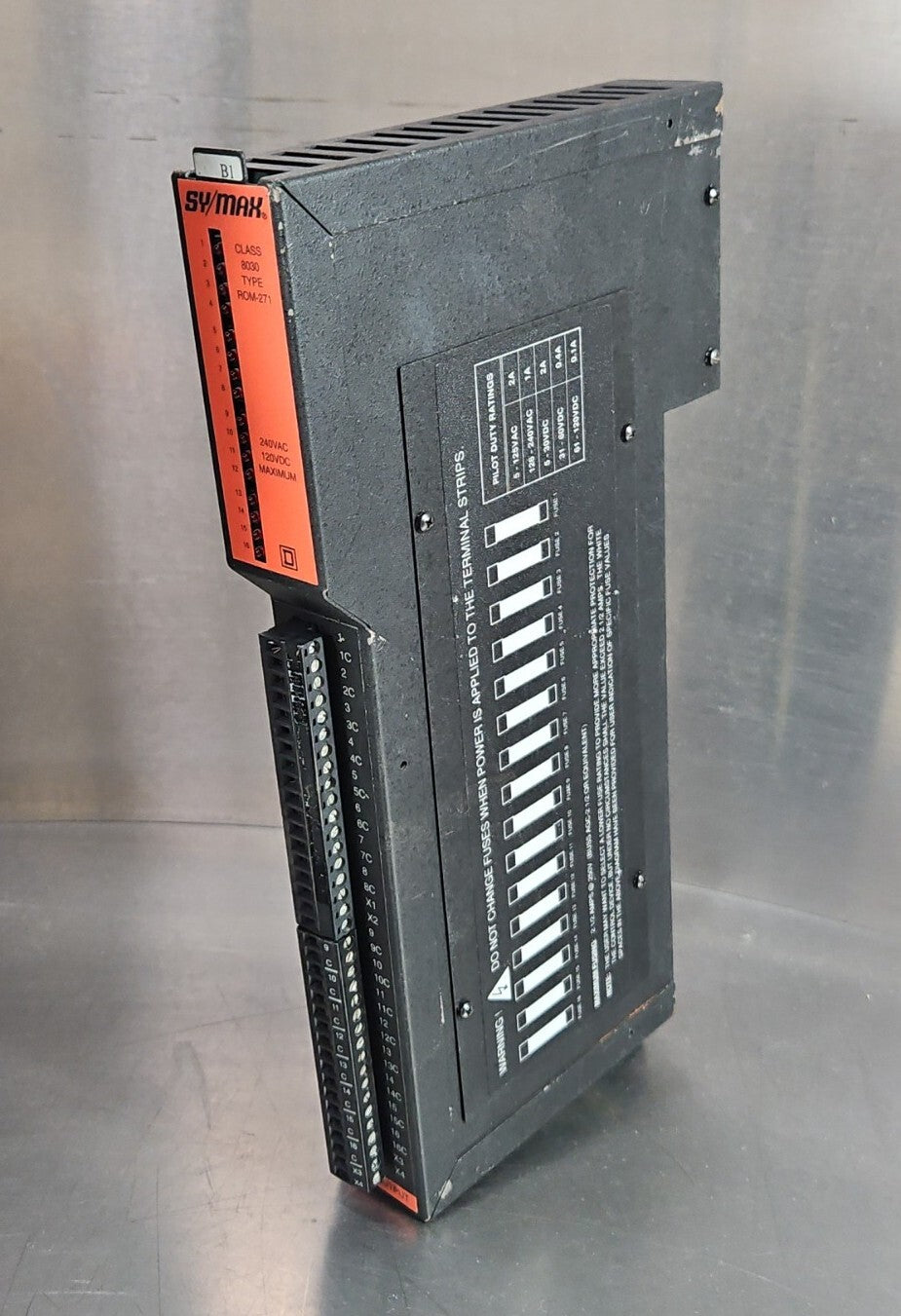 SQUARE D SY/MAX S30617-593-50 Relay Output Module ROM-271 Class 8030. Loc3B-30
