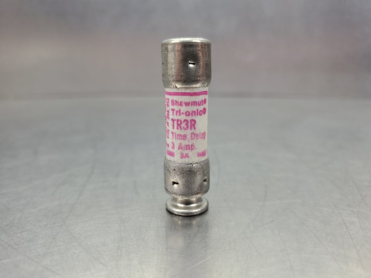 Shawmut Tri-Onic TR3R Time Delay Fuse, 3AMP 250VAC. 4D-BOX#3