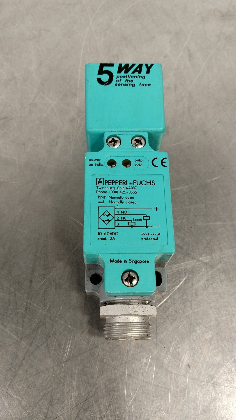 PEPPERL+FUCHS NJ20+U4+A2-BHMS5 5-Way Sensor, 10-60VDC. 5E-7/2