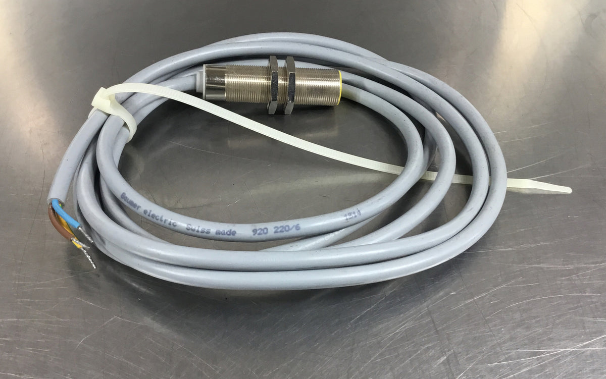 Baumer Electric Proximity Sensor 0920 220/6 Swiss Made 920 220/6 5E-1/6