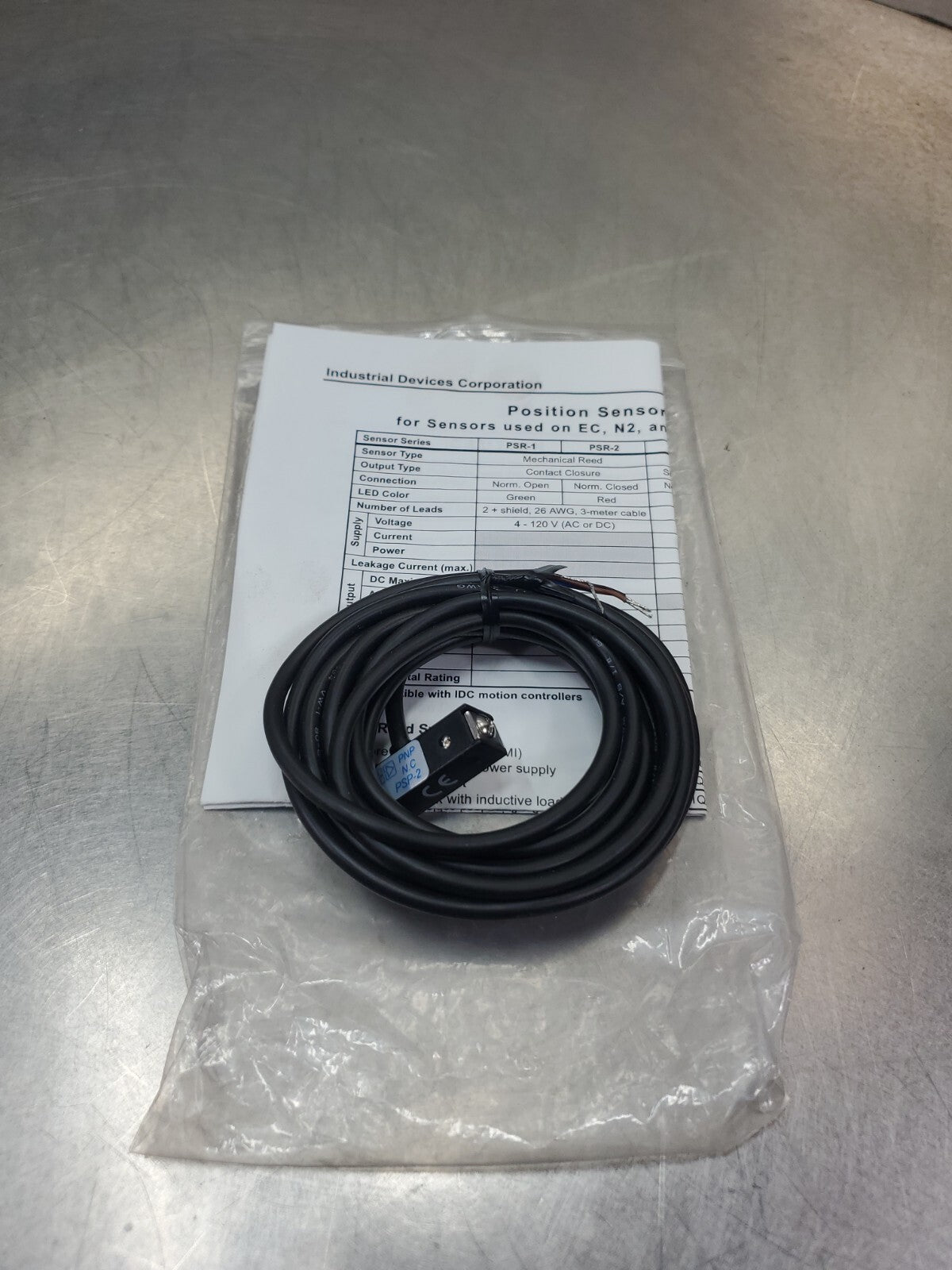 INDUSTRIAL DEVICES CORPORATION PSP-2 POSITION SENSOR. 5E-36/1