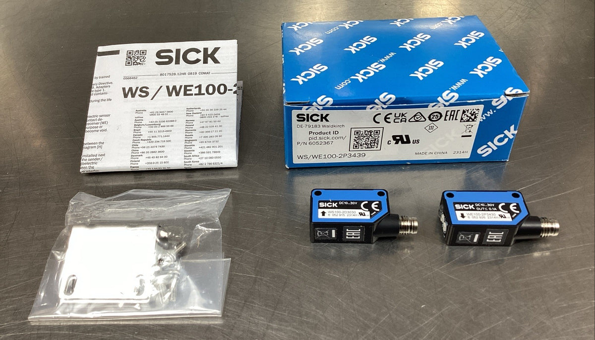 Sick WSWE100-2P3439 Sensors (WS100-2D3030 & WE100-2P3430) 6052367 Loc5E22