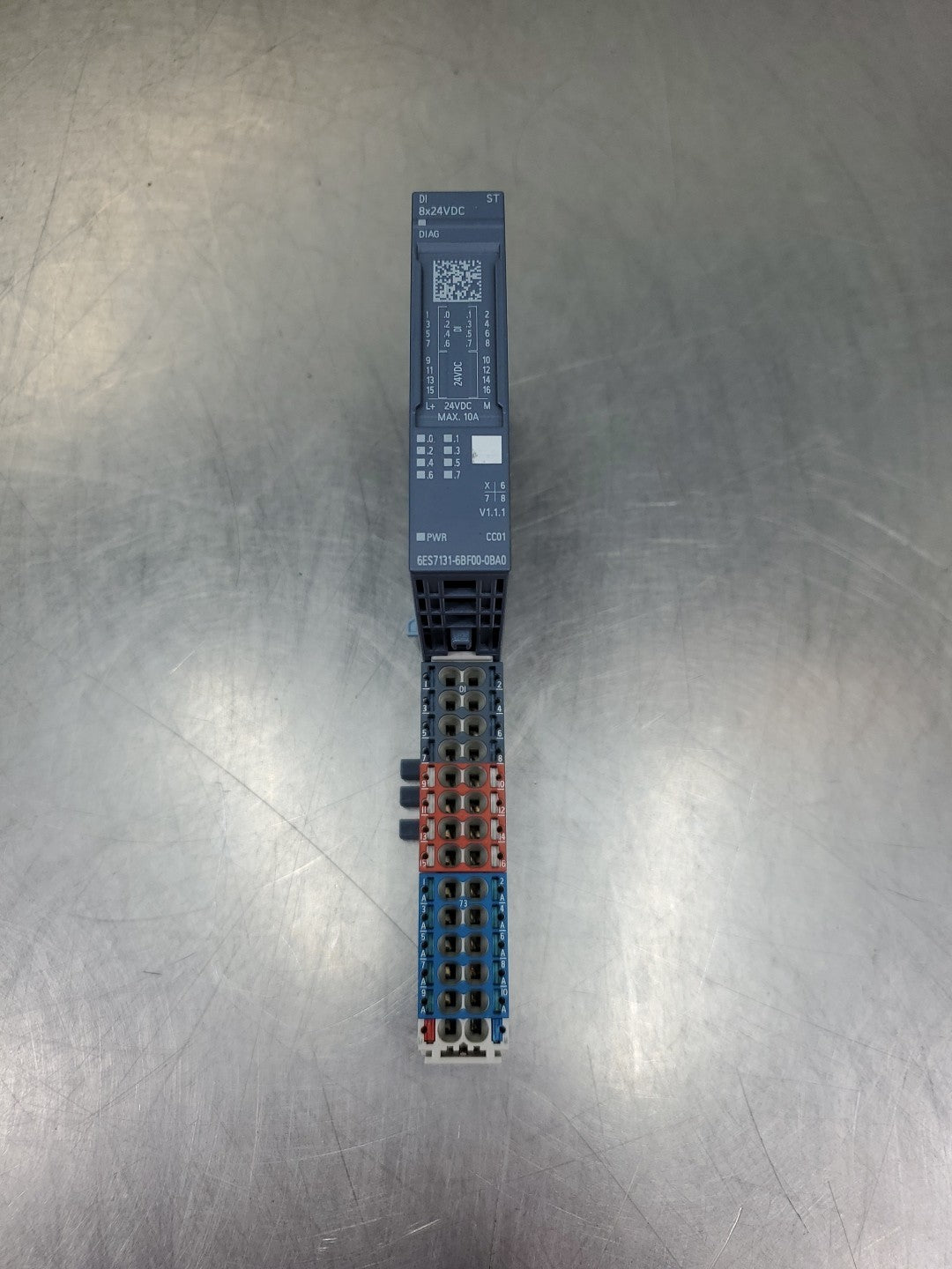 Siemens 6ES7131-6BF00-0BA0 Input Module w/6ES7193-6BP00-0DA0 Base. 3B-50
