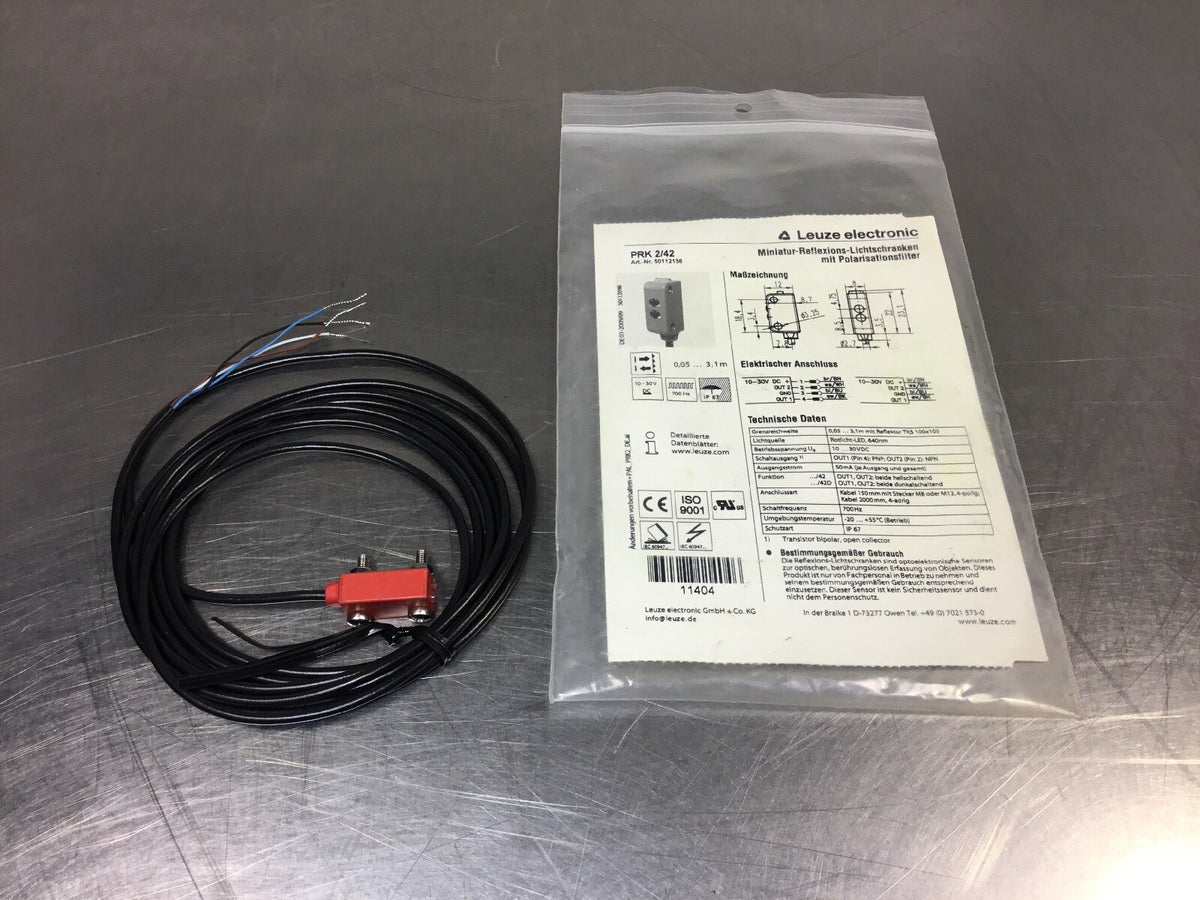 Leuze PRK 2/42 Photoelectric Sensor. 5E-2/2