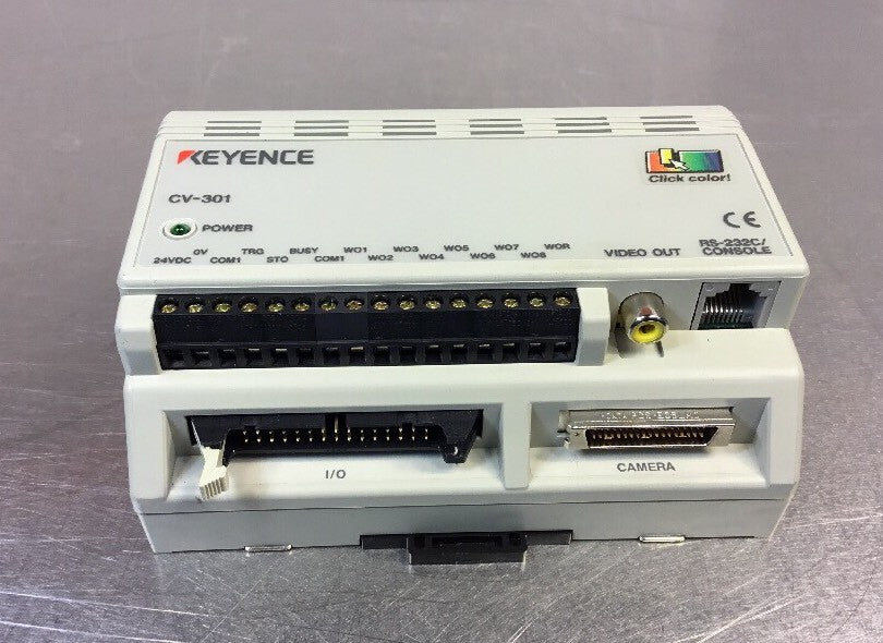 Keyence CV-301 Machine Vision Controller RS-232C Console. 5C-1
