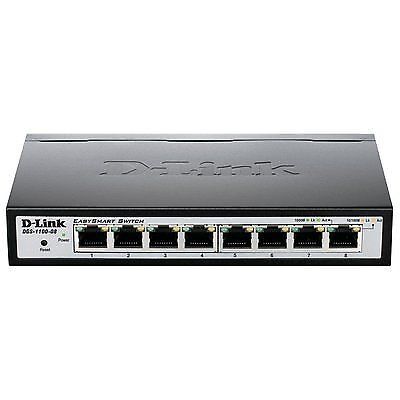 D-Link DGS-1100-08 Com.Fanl Design 8-Port Gigabit Smart Mana. Switch(BIN 4.4.3)