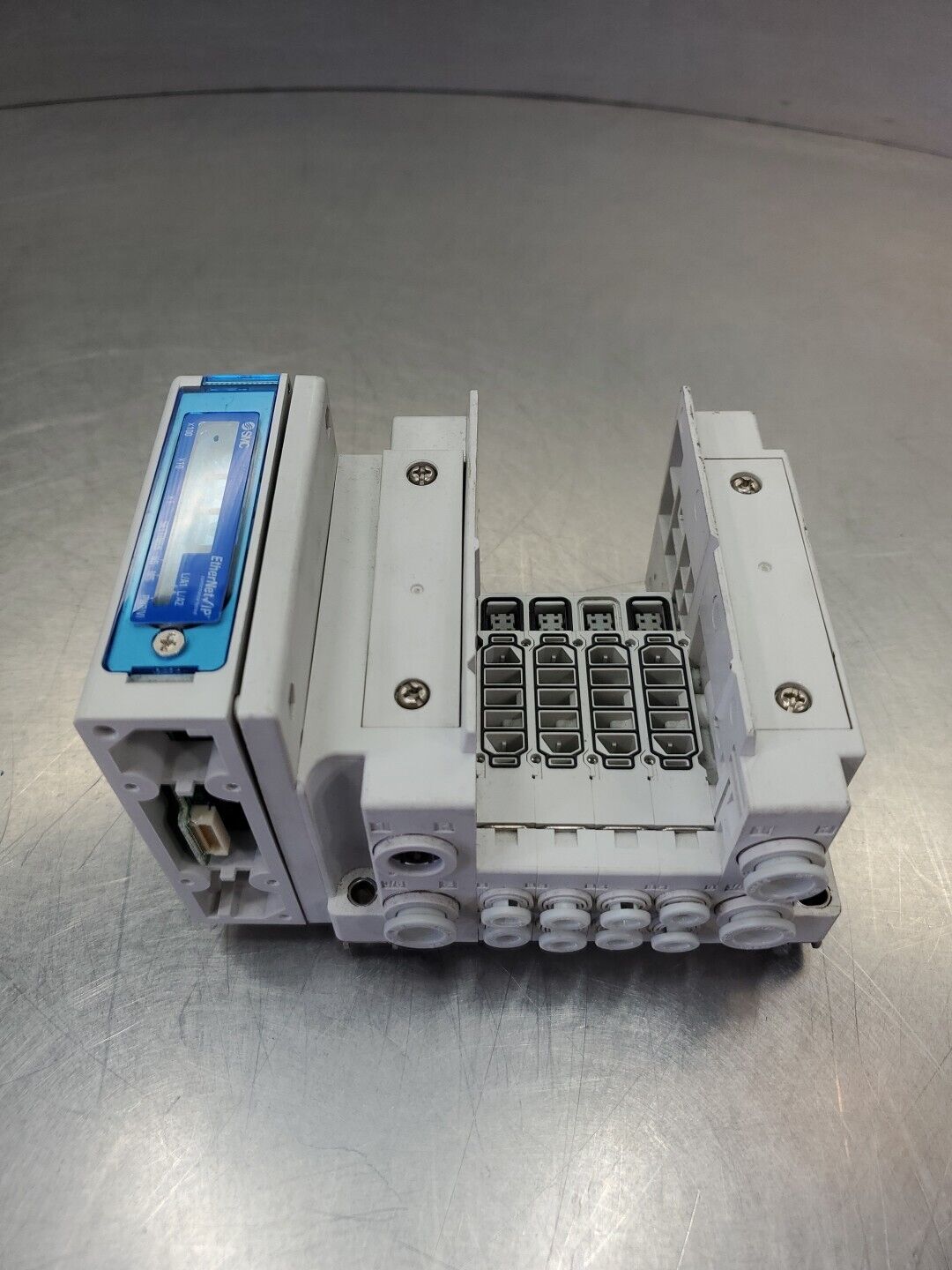 SMC EX260-SEN1 (1R1-7A) EtherNet Fieldbus System w/4-Slot Solenoid Rack. 6D-19