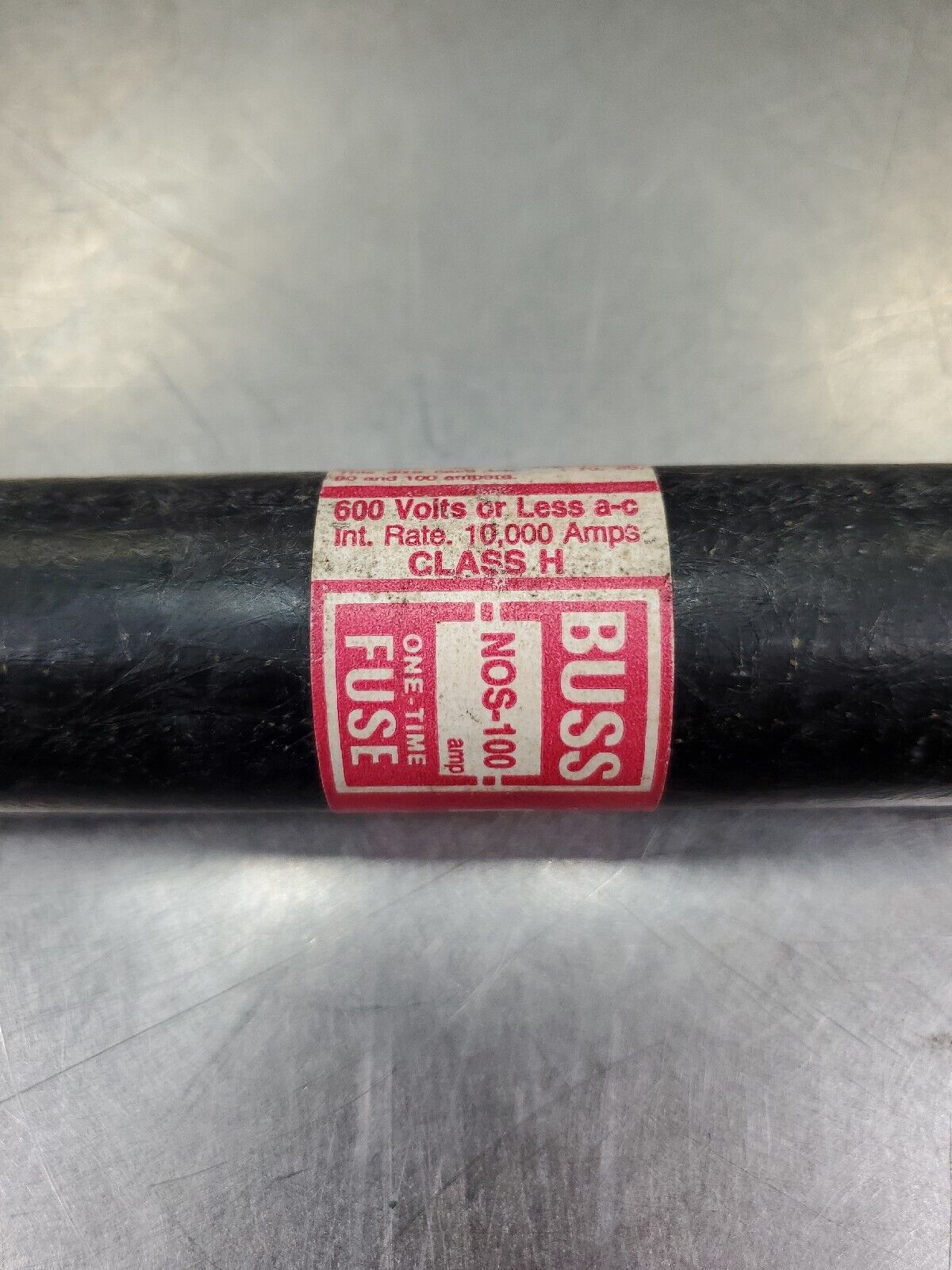 Bussmann NOS-100 10000 Amp 600V One-Time Fuse. 4D