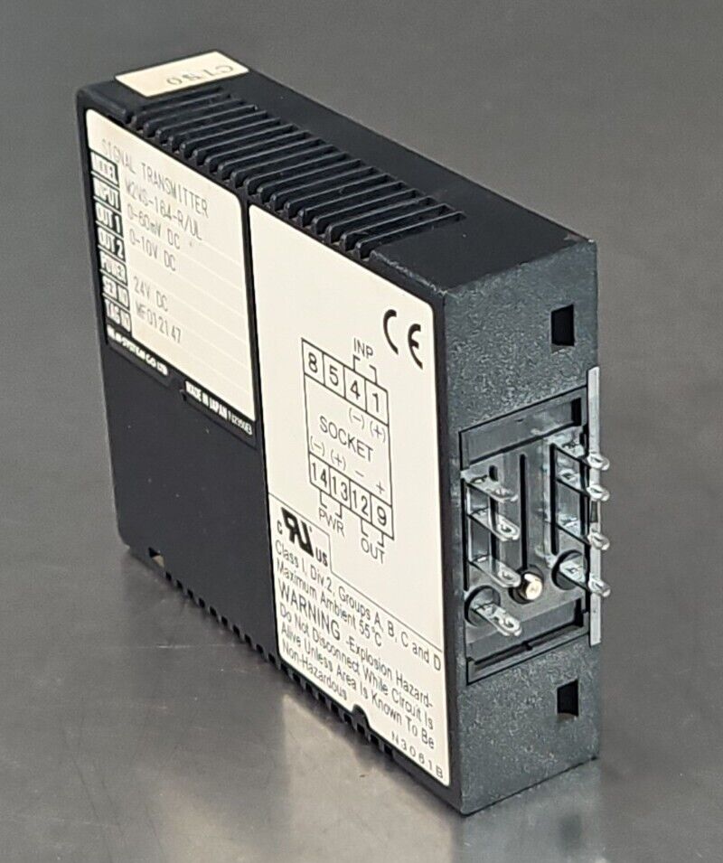 M System Co. M2VS-16A-R/UL Signal Transmitter Input 0-60mVDC Out 0-10VDC. 3C-18