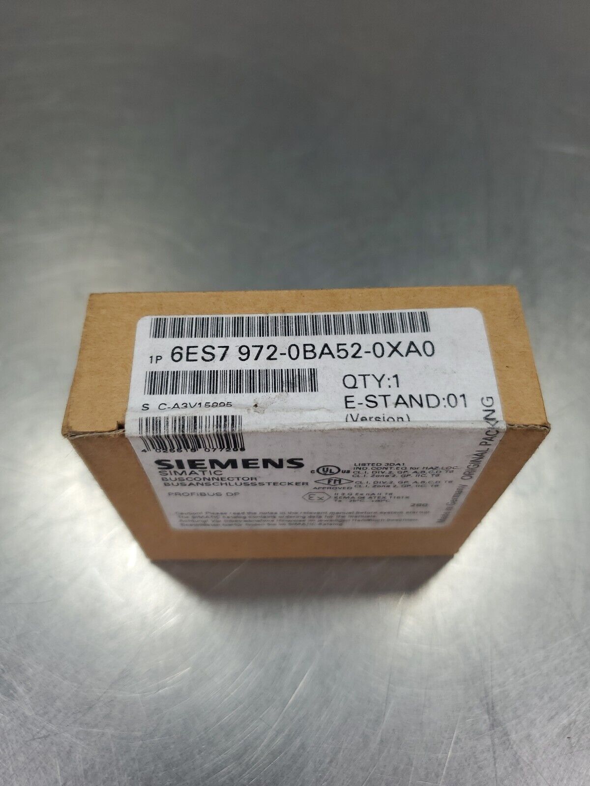 SIEMENS 6ES7 972-0BA52-0XA0 SIMATIC PROFIBUS DP BUSCONNECTOR Module. 4-B-1