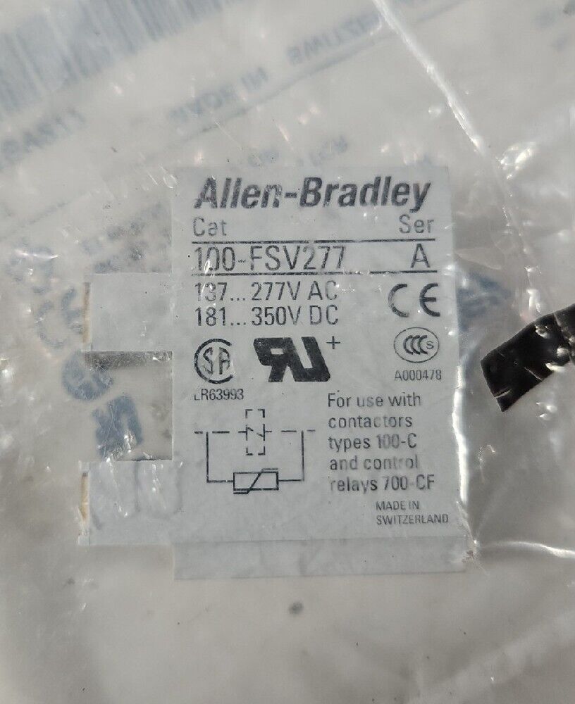 Allen Bradley Surge Suppressor Varistor 100-FSV277 - Lot of 3 Loc 4E-11