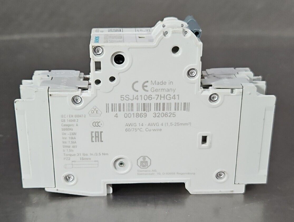 Siemens 5ST3010-0HG Auxiliary Circuit Switch. 4E-17