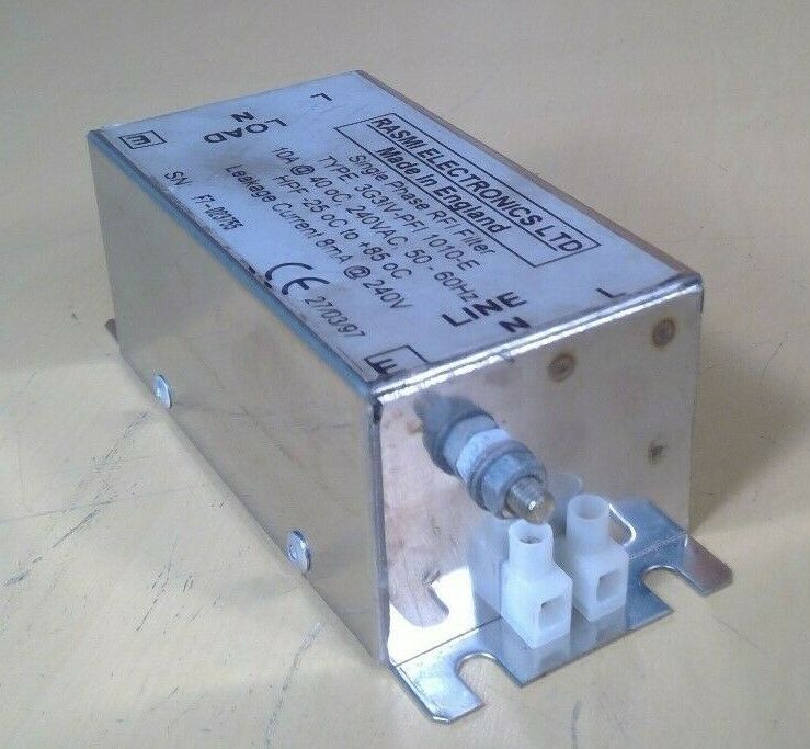 Rasmi Electronics 3G3IV-PFI 1010-E Single Phase RFI Filter 6E