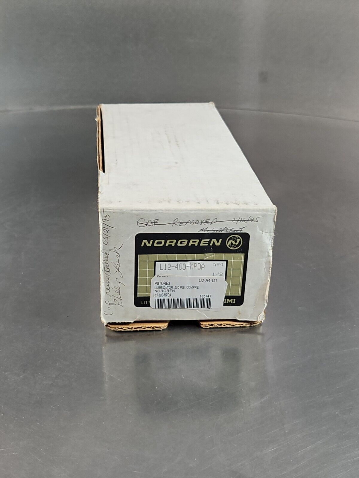 Norgren L12-400-MPDA Pneumatic Air Line Filter Regulator. 6D-9