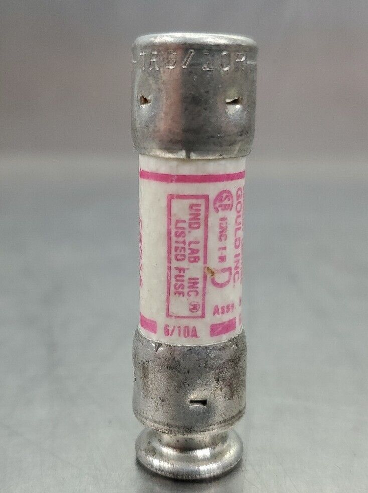 SHAWMUT TRI-ONIC TR6/10R TIME DELAY FUSE - 6/10AMP. 4D-BOX#1