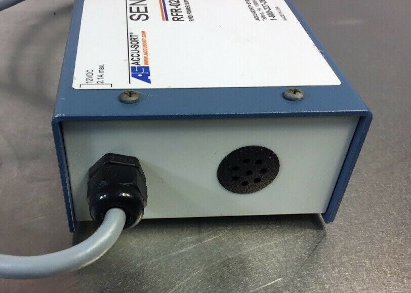 Accu-Sort Sentient RFR-02 RFID ISO Reader w/ RFR-02-PS RFID Power Supply. 6D