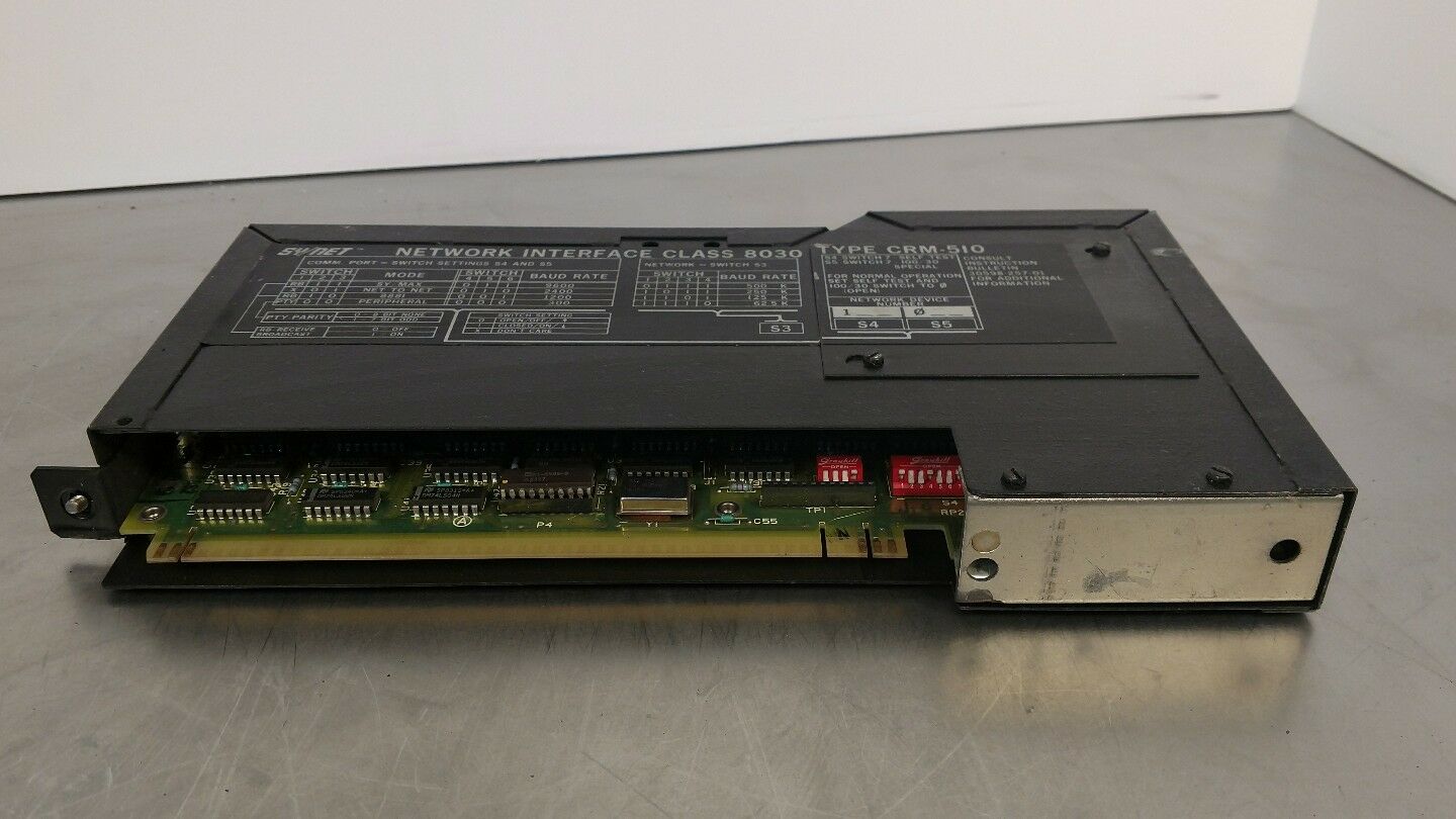 SQUARE-D SY/MAX 8030 CRM-510 Series D Network Interface Module 3D-10