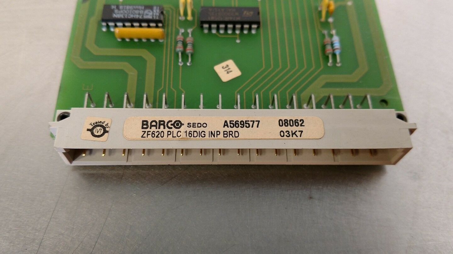 BARCO ZF620 PLC 16DIG INP Control Board 3E-1