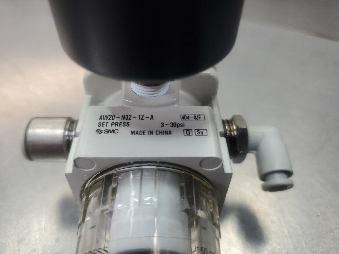 SMC AW20-N02-1Z-A (Set Press. 3~30 psi) Air Regulator Module. 6D-8