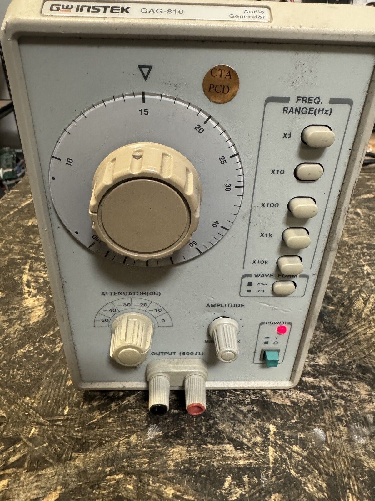 GAG-810 600Ω Audio Generator @2D