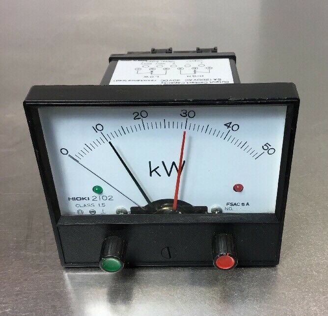 Hioki Meter Relay Model 2102 50kW 5A (200VAC 30VDC Resistance Load) Lo