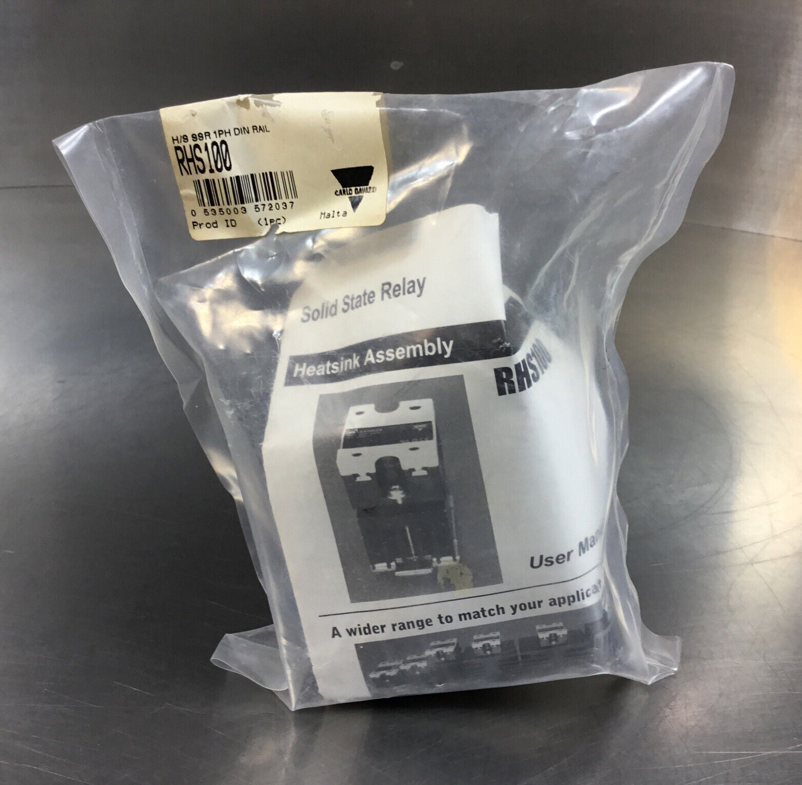 CARLO GAVAZZI RHS100 HEATSINK ASSEMBLY FOR SOLID STATE RELAY 4C Palmetto Automation Inc.