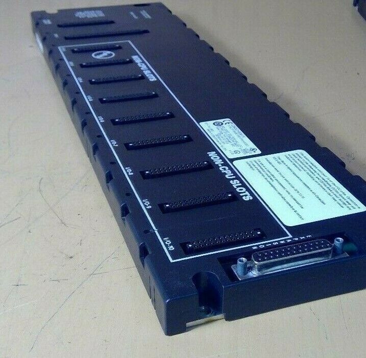 GE Fanuc IC693CHS391N 10-Slot EMI Enhanced Baseplate 3H