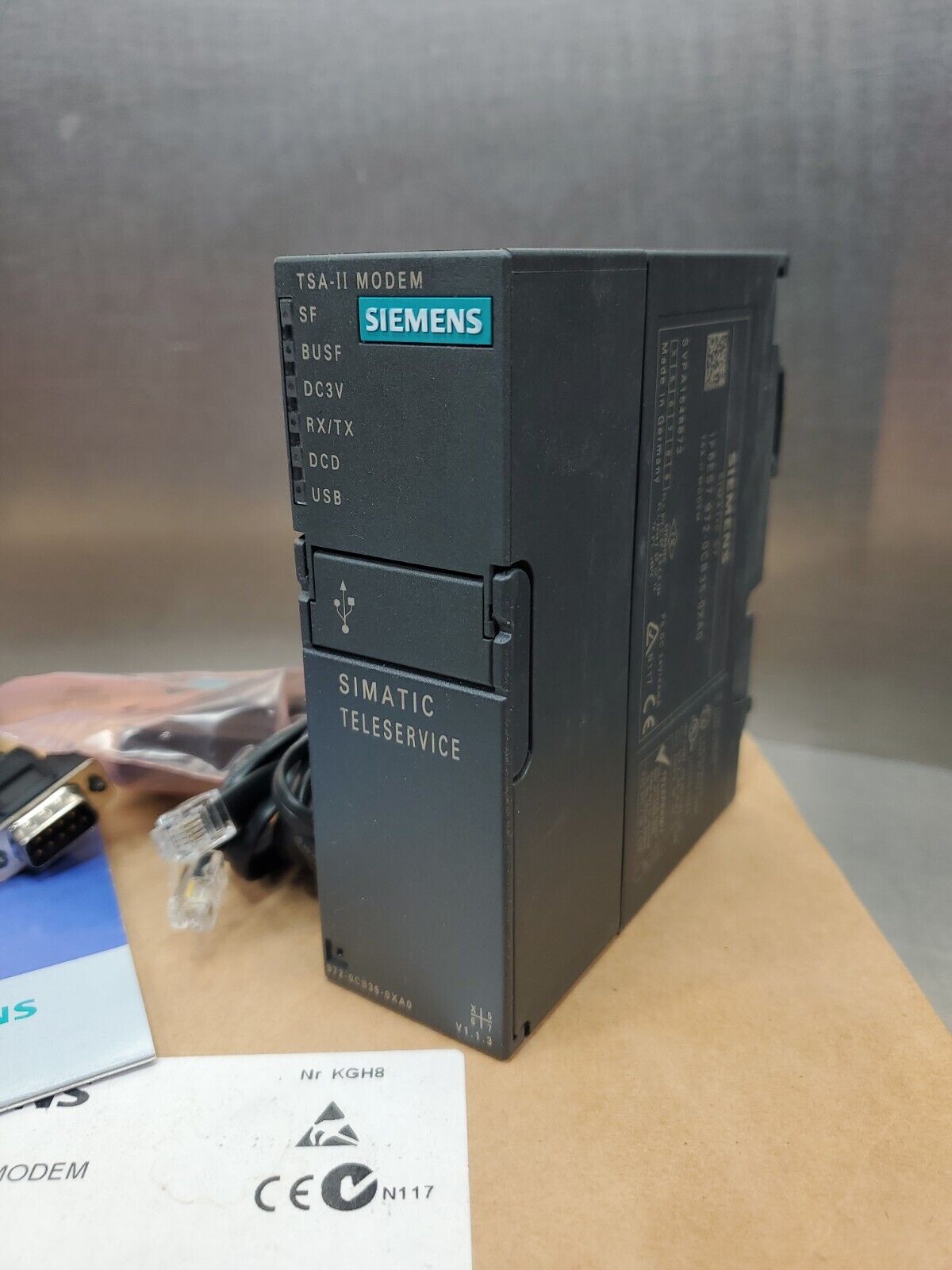 Siemens 6ES7 972-0CB35-0XA0 TS Adapter II Modem. 3D-11