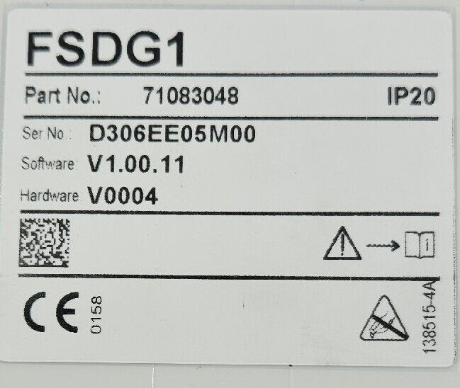 Endress Hauser FSDG1 71083048 Module Loc 3D-16