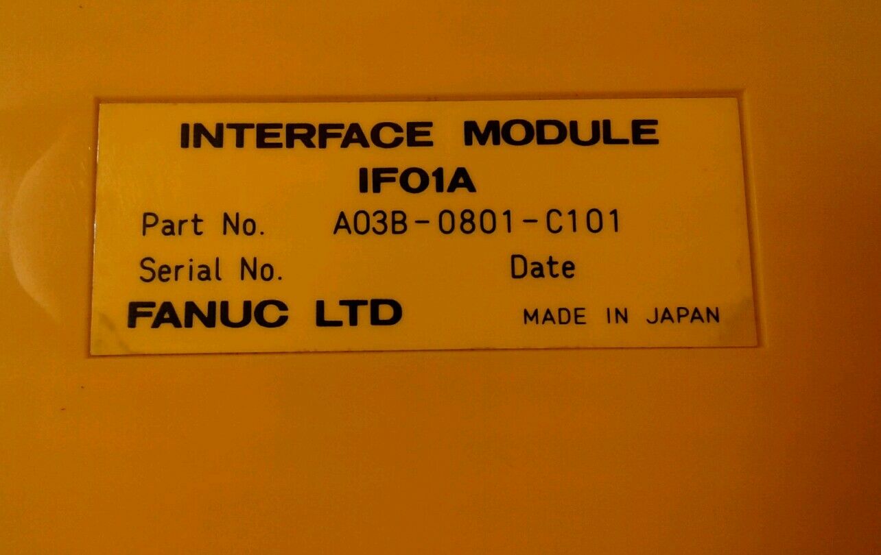 FANUC IF01A A03B-0801-C101 Interface Module. 3B