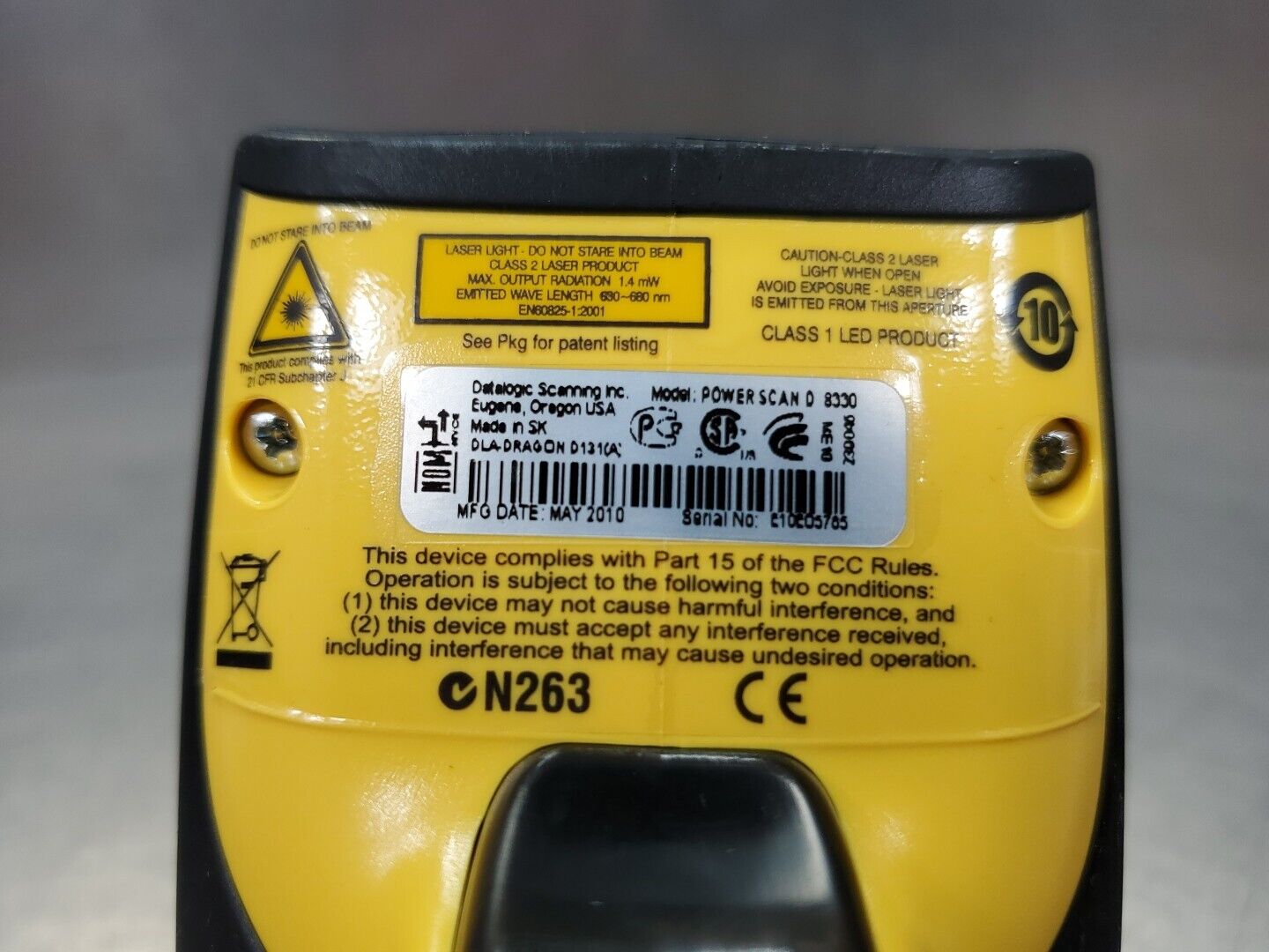 Datalogic Powerscan PD8330-K3 BarCode Scanner. 5D-22