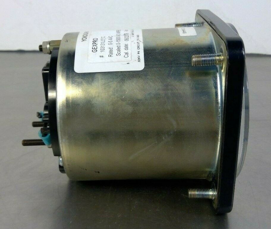 Yogogawa 103131LSTC Ammeter 0-1500 AC Amperes 5D