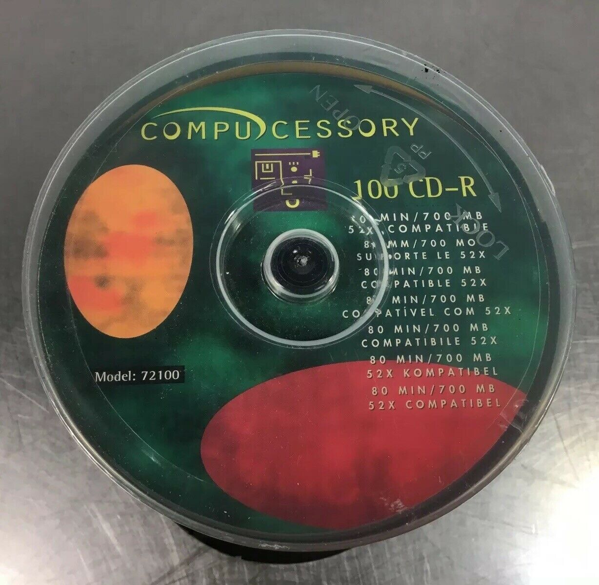 Compucessory Model 72100 100 Pack CD-R 3C