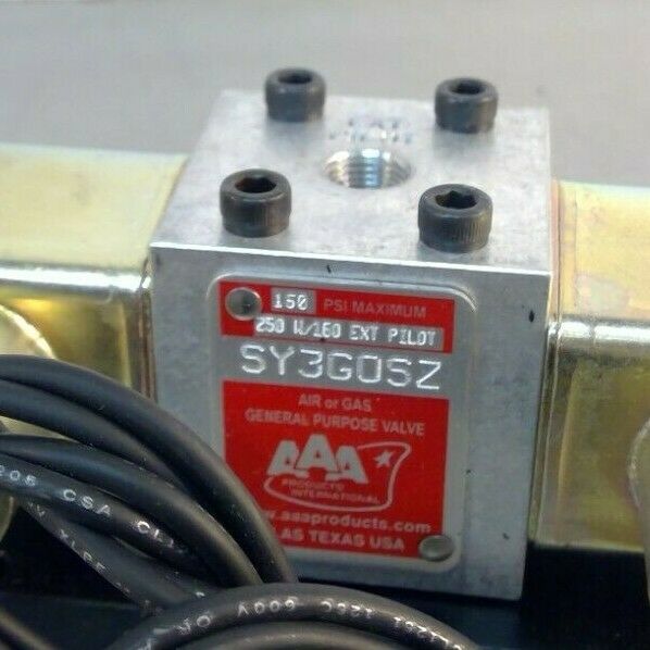 AAA Products - SY3G0SZ - General Purpose Valve - 160 PSI 1D