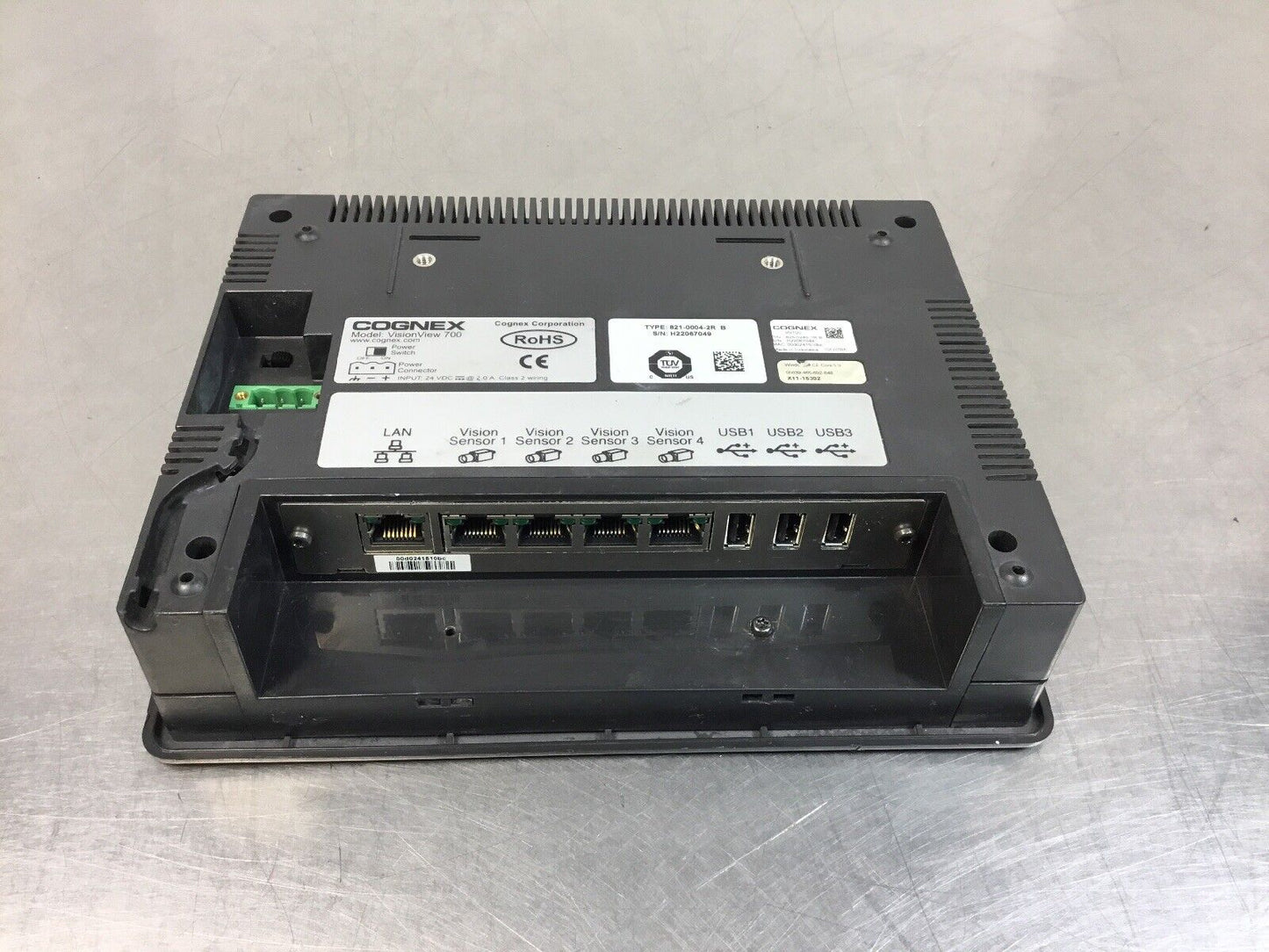 COGNEX Vision View 700 | COGNEX 825-0240 1R B | COGNEX 821-0004-2R PANEL 2D