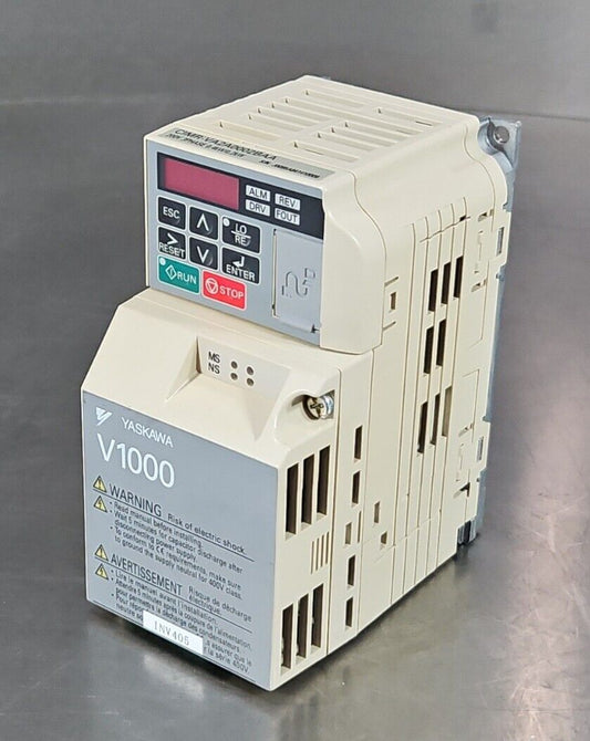 Yaskawa CIMR-VA2A0002BAA Inverter 200V 3PH 0.4 KW/0.2KW. PRG:1018.         1B-14