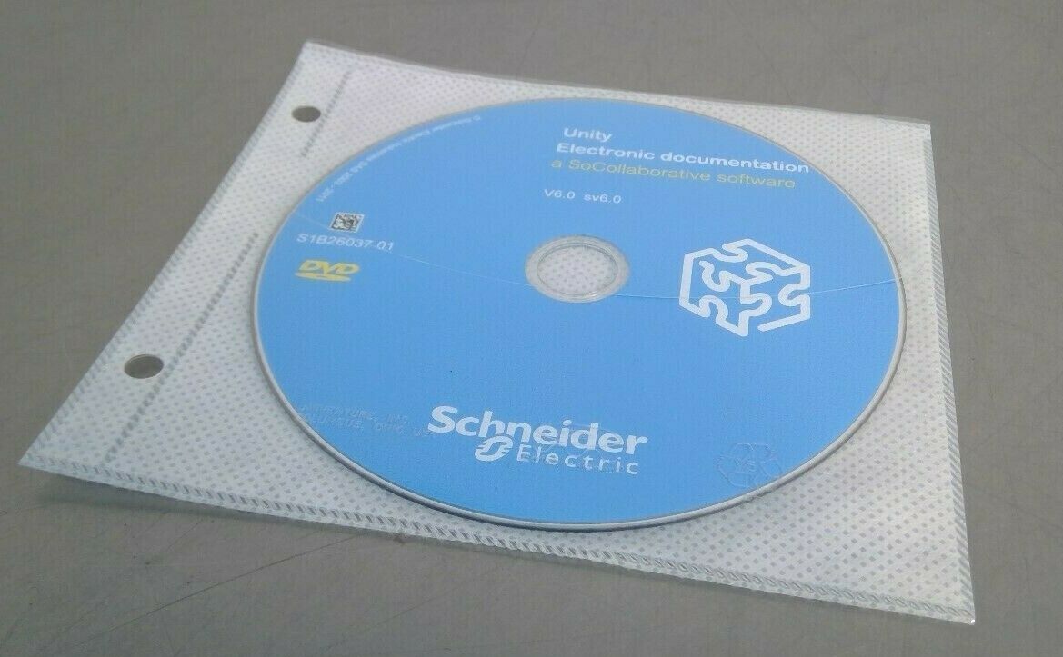 Schneider Electric S1B2603701 Unity Electronic Documentation V6.0 3C
