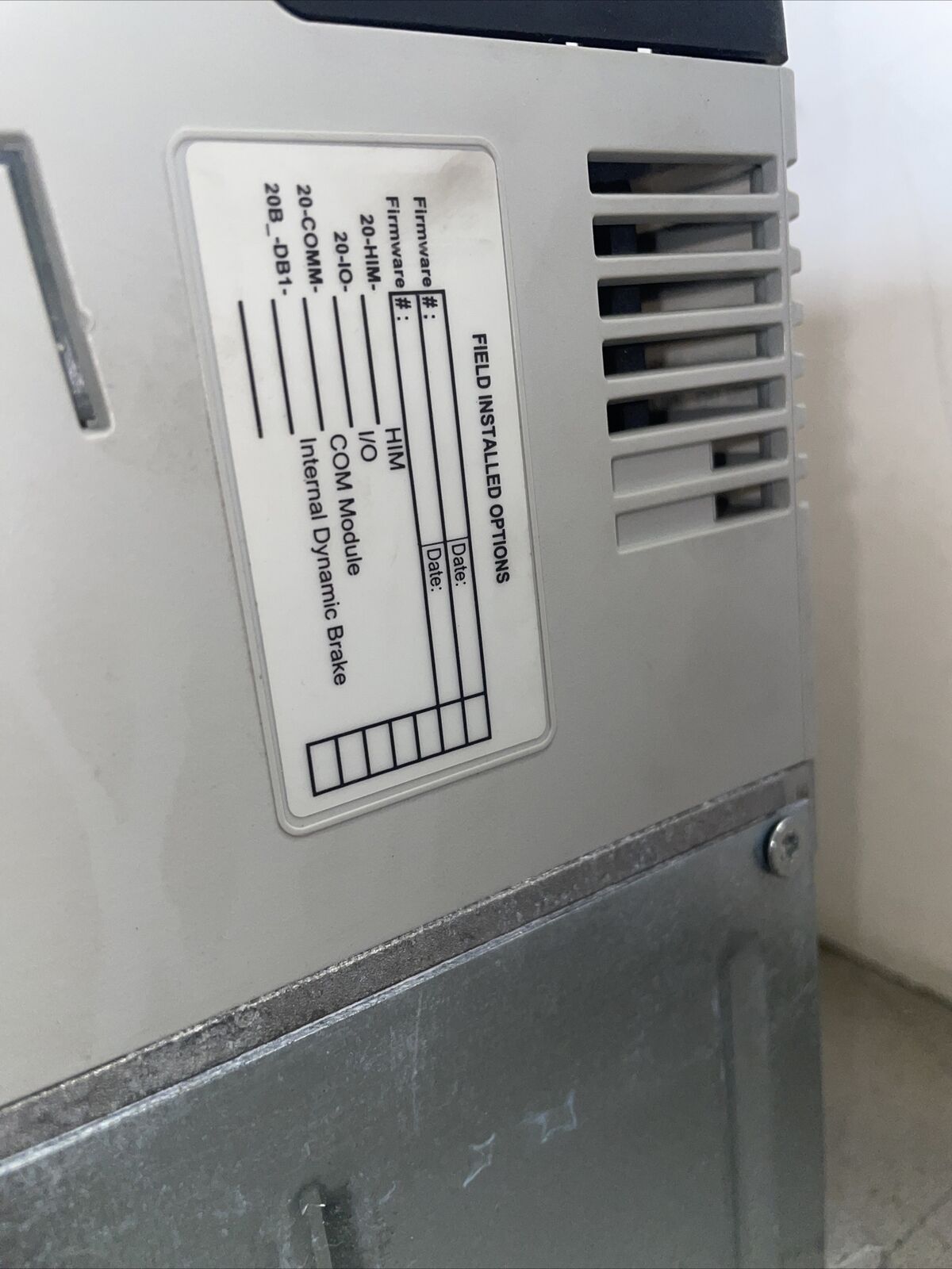 Allen-Bradley PowerFlex 700 20BD3P4A0AYNANC0 -@1D