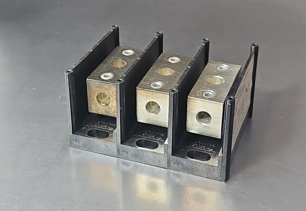 Gould SHAWMUT 67053 POWER DISTRIBUTION BLOCK 3 POLE 600V. Loc4E-28
