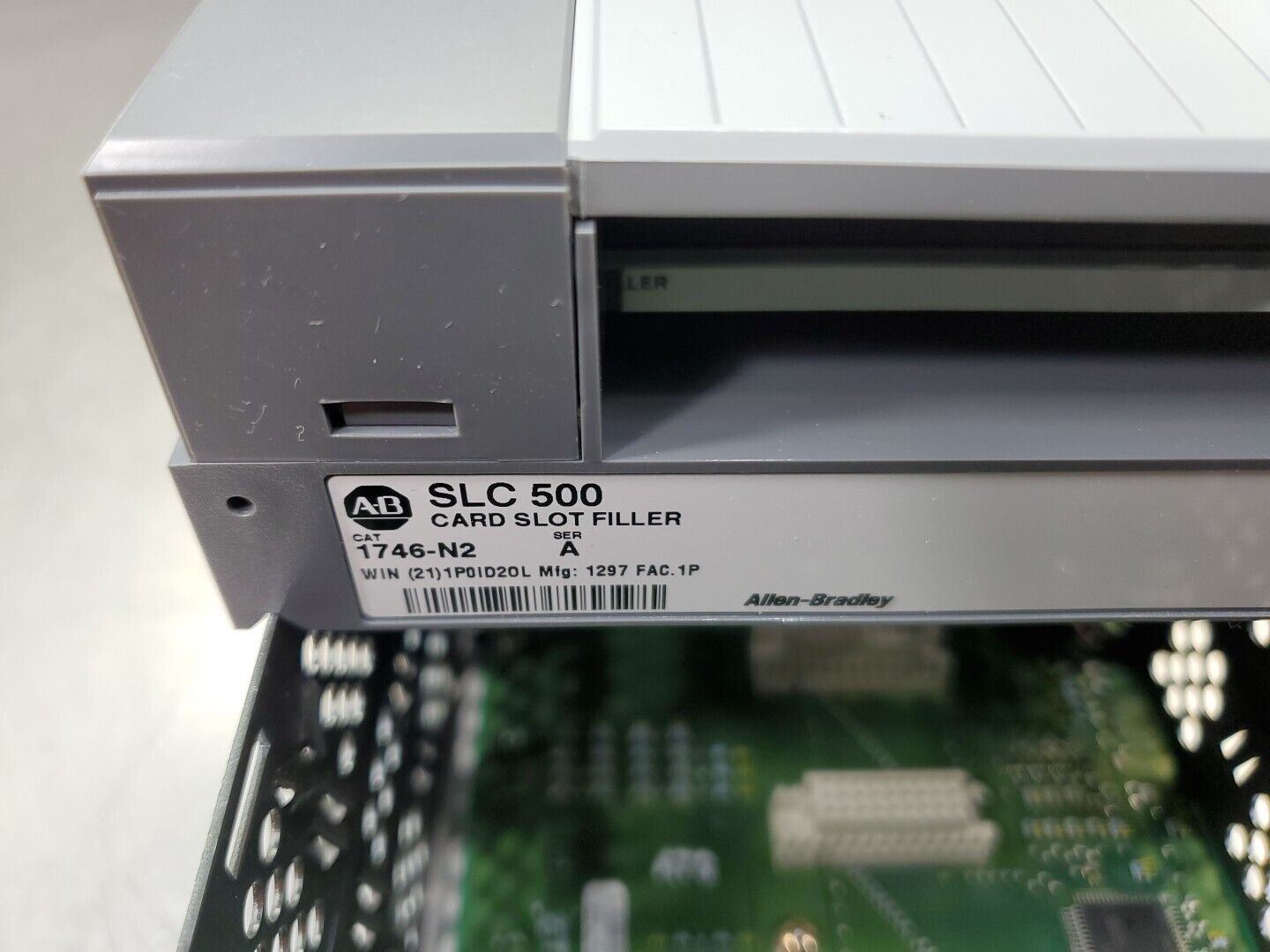 Allen Bradley 1746-P1 Power Supply w/1746-A4 4-Slot Rack Module. 3E-39