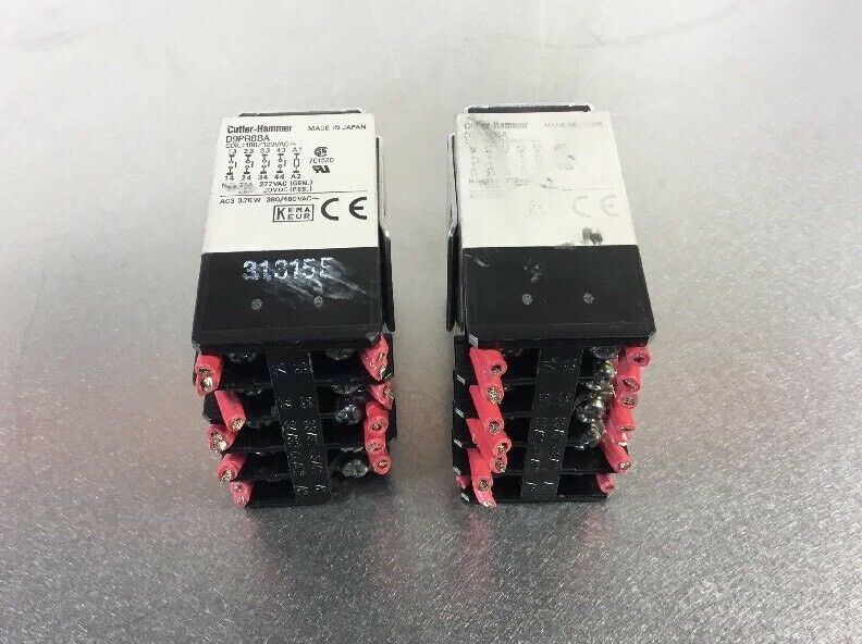 CUTLER-HAMMER D9PR8BA RELAY COIL 100/120 VAC. 4A