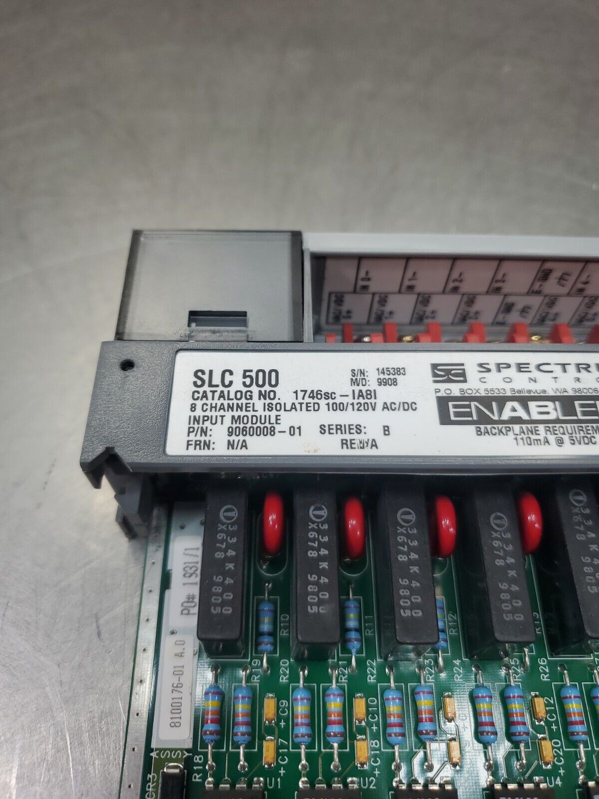 Spectrum Controls 1746sc-IA8I /B SLC 500 8-Channel Isolated Input Module. 3B-14