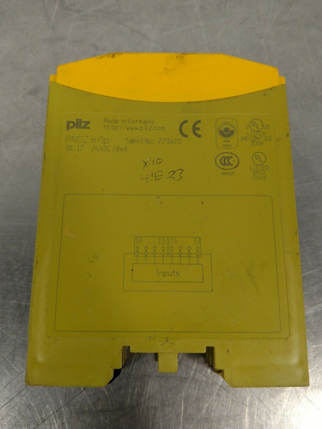 PILZ PNOZ mi1p SAFETY RELAY EXPANSION MODULE 773400 3D-2