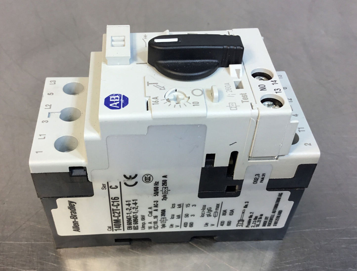 ALLEN BRADLEY 140M-C2T-C16 /C Manual Starter Motor Protector 10-16A 4C