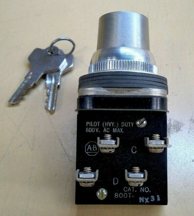Allen-Bradley 800T-NX31 Two Postion Selector Switch Ser. A 4D