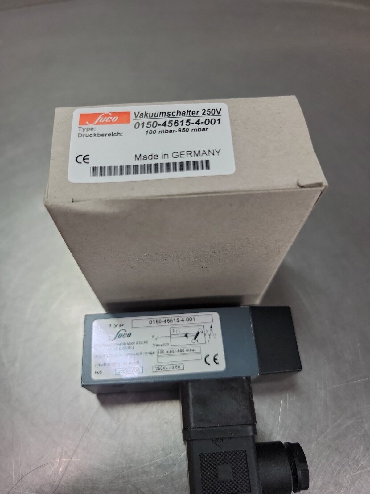 NEW SUCO 0150-45615-4-001 VACUUM SWITCH 0150456154001 loc.6C